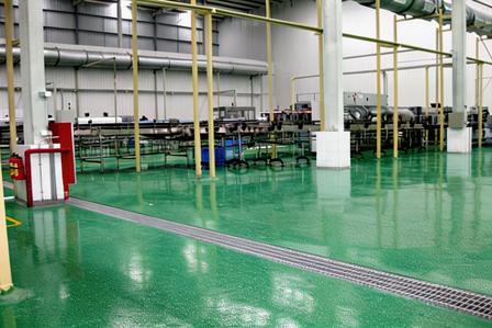 环氧防静电防滑地坪通道安全型_施工工艺价格坡道通道适用场景详