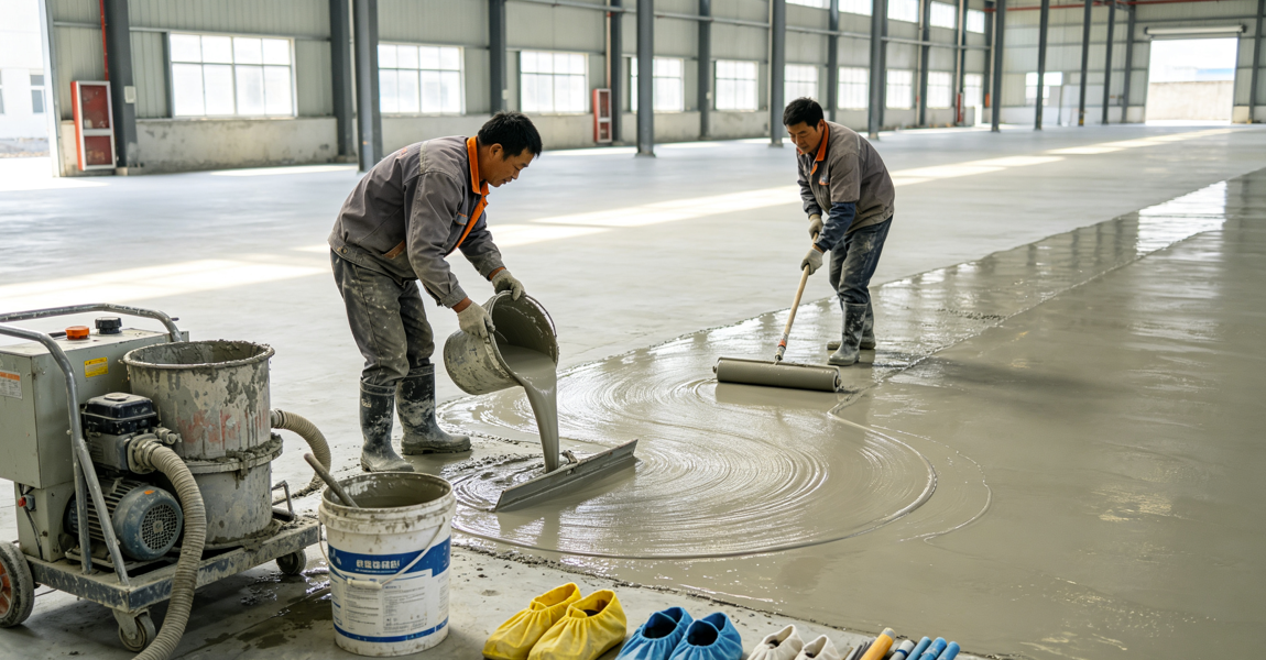垫层水泥自流平_地面找平专用材料_施工工艺及价格(图1)